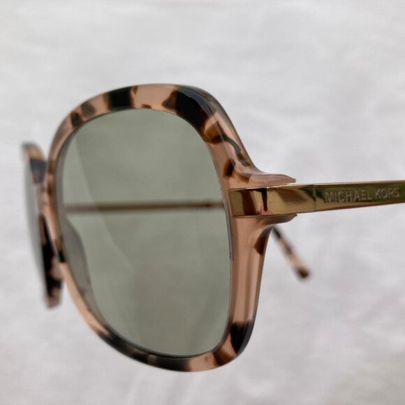 Michael Kors Women MK 2024 316213 Adrianna II Pink Tort Sunglasses Brown Lens - Picture 3 of 13